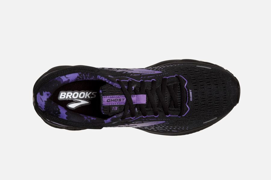 Brooks Ghost 13 Road Loopschoenen Heren - Zwart/Paars - 567193QOA